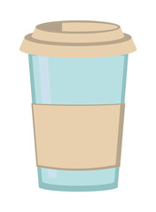 takeaway cup for beverage