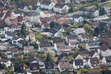 Obraz premium Bad Münster am Stein, Blick vom Rotenfels