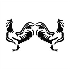 Rooster icon vector illustration design
