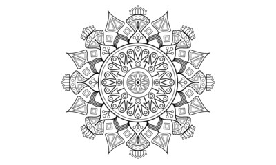 Luxury mandala background and arabesque pattern Arabic Islamic east style. decorative mandala for print, cover, poster, banner, brochure, and flyer, EPS 10