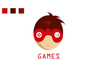 game logo, apple game logo, logo design, baby games logo, game maker, remote gamer