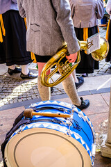 Fototapeta premium typical bavarian brass band instrument