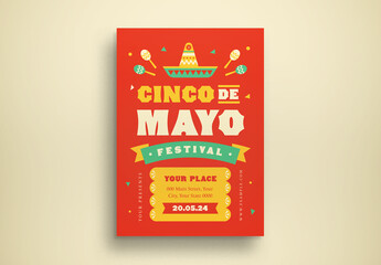Cinco De Mayo Festival Flyer Layout