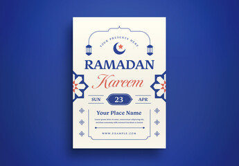 Ramadhan Kareem Flyer Layout