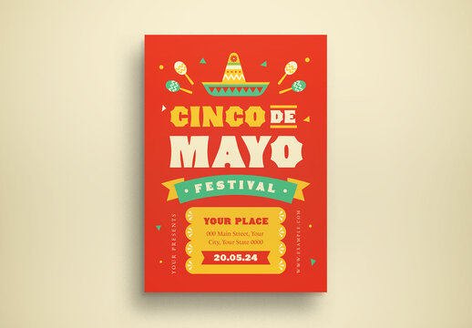 Cinco De Mayo Festival Flyer Layout