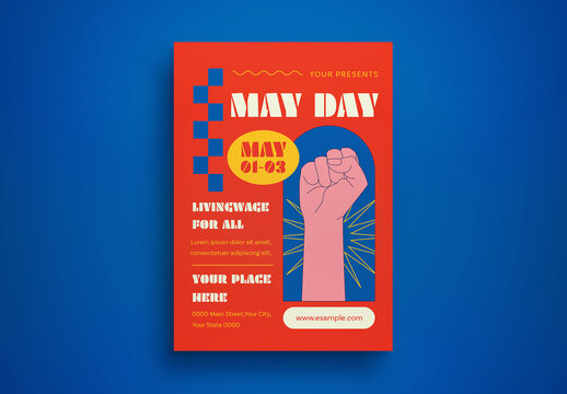 May Day Flyer Layout