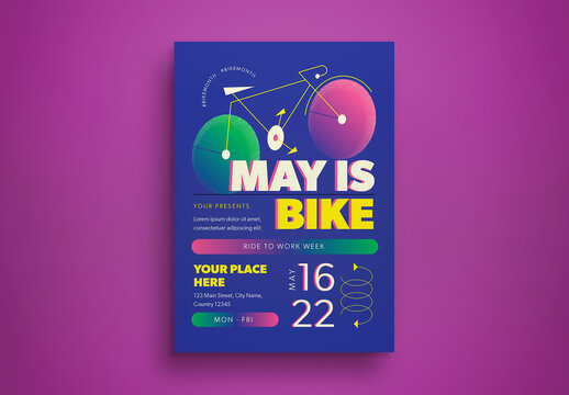 May Is Bike Flyer Layout