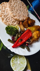 fish with vegetables