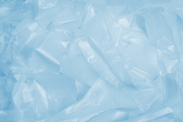 Obraz premium Plastic wihite background. Top view.