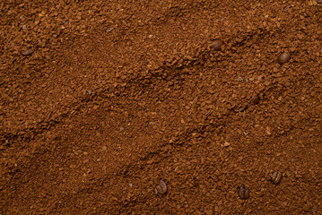 Instant coffee isolated on a background.