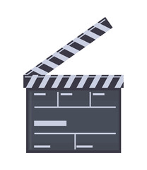 Obraz premium movie film clapperboard