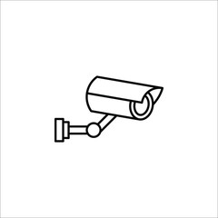 CCTV Icon Vector Trendy Flat Design on white background