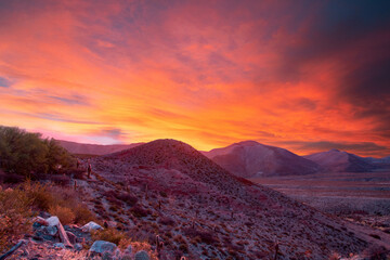 Sunset in the mountain 2