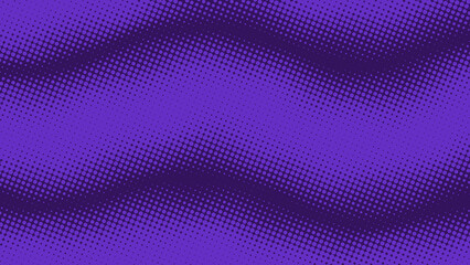 Obraz premium Purple pop art background in retro comics book style with dotted design, vector illustration eps10