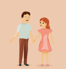 International Children's Day.  Vector children day.  Banner for the post