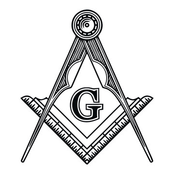 Masonic Freemasonry Emblem Icon Logo.eps
