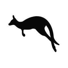 kangaroo icon. animal sign. vector illustration