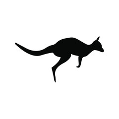 kangaroo icon. animal sign. vector illustration