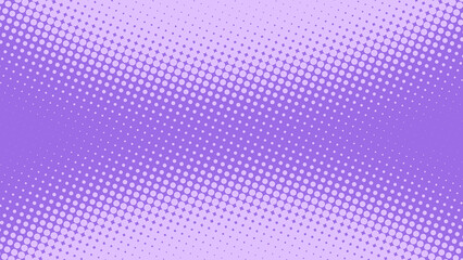 Bright purple pop art background in retro comics book style. Cartoon superhero background with halftone dots gradient, vector illustration eps10