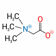 chemical structure of Betaine (C5H11NO2)