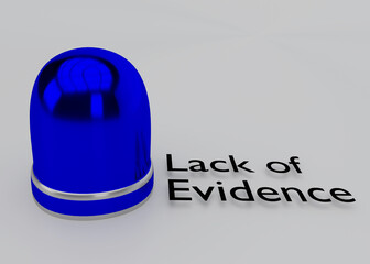 Lack of Evidence concept