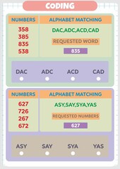 According to the information given in the left box, the password will be decrypted and the desired value will be selected from the options.