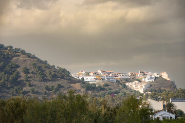 Obraz premium View of the Old Town of Alora in Andalusia, Spain