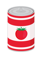 canned food tomato