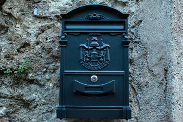 old mailbox on the wall