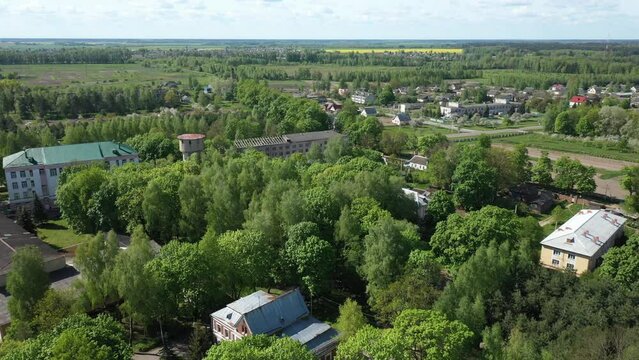 Manor-park Complex Gatowski-Poklevsky-Kozell Estate On Bank Of River Dobosna. Krasny Bereg Red Beach. Zhlobin district. RED BEACH VILLAGE. The city Krasnyj bereg. 