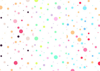 set de fondos de puntos coloridos, particulas color pastel patron de circunferencias en fondo blanco carnaval infantil