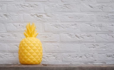Deurstickers pineapple © Mitzy