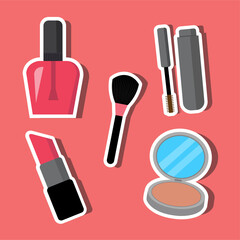 Makeup sticker pack