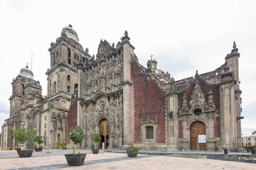 Fototapeta na wymiar Metropolitan Cathedral of Mexico City, Mexico City, CDMX, Mexico