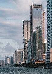 skyline skyscrapers construction miami new