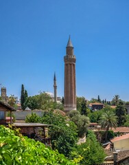 Obraz premium Yivli Minare Mosque in Antalya, Turkey