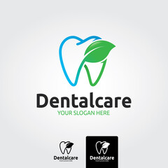 Dental logo template - vector