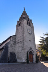 Fototapeta na wymiar Église réformée Saint-Maurice in Aigle VD / Schweiz