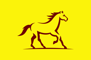 The horse vector concept. Very suitable for symbol, logo, company name, brand name, personal name, icon and many more.