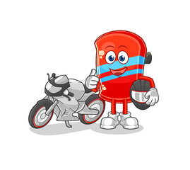 skateboard racer character. cartoon mascot vector
