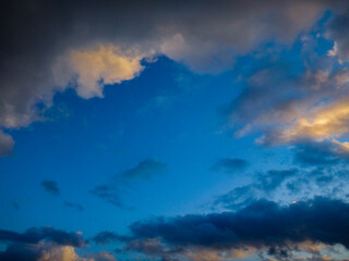 Obraz premium blue sky with clouds