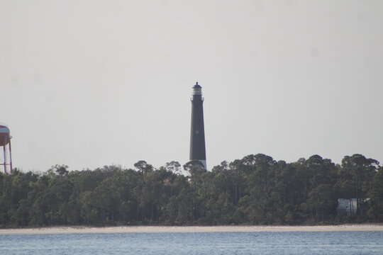 Light House On Escambia Bay Florida.  