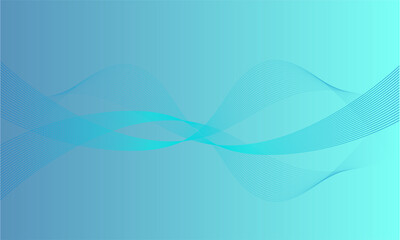 blue abstract wave background vector