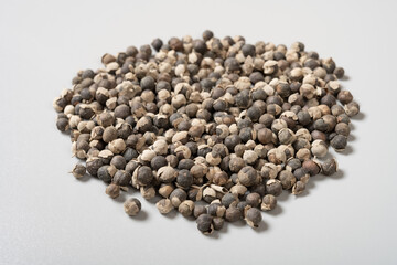 angle view herb ManJingZi or Viticis Fructus or Sinplelaef Shrub Chastetree Fruit