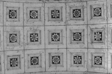 Architectural details at the Cathedral of the Assumption of the Blessed Virgin Mary and St. Adalbert in Esztergom city - Hungary