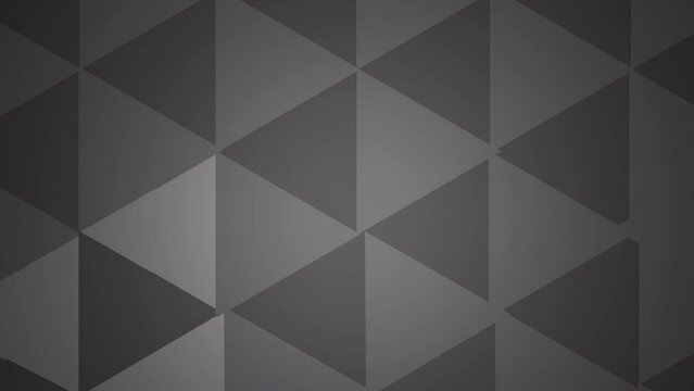 Monochromatic creative minimalistic low-poly transition in 4K UHD.