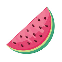 watermelon fruit portion