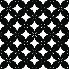 Fototapeta premium Vector monochrome pattern, Abstract texture for fabric print, card, table cloth, furniture, banner, cover, invitation, decoration, wrapping.seamless repeating pattern.Black and white color.