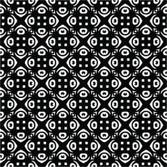 Vector monochrome pattern, Abstract texture for fabric print, card, table cloth, furniture, banner, cover, invitation, decoration, wrapping.seamless repeating pattern.Black and 
white color.