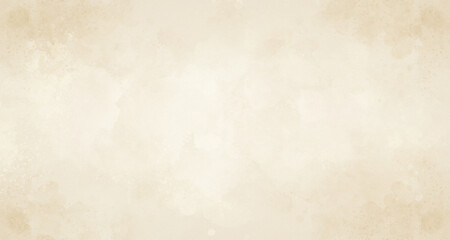 Close Up detail of old watercolor paper texture background, Beige paper vintage, use for banner web design concept